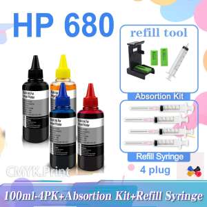hp 680 ink cartridge hp 680XL 100ml  ink For HP 1115 1118 2135 2138 4538 4678 2600 3635 3636 3638 3838 2600 5000 5200 Printer