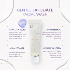 BIO BEAUTY LAB Glycolic Brightening Cleanser Indonesia / Pembersih Wajah 100ml 245ml / Removes Dead Skin / Brightens / Smoothing Mildly Irritated / Clean Cleansing Facial Wash / Membersihkan Bersih / Melembabkan Mencerahkan / Skincare Face Care Series