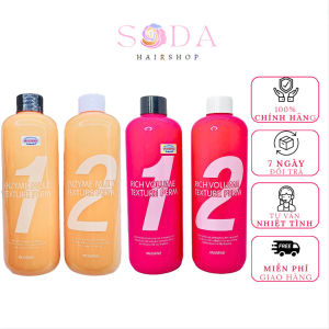 Cặp Thuốc Uốn Tóc Thảo Dược Đa Năng Mugens Rich Volume Hàn Quốc 500ml*2