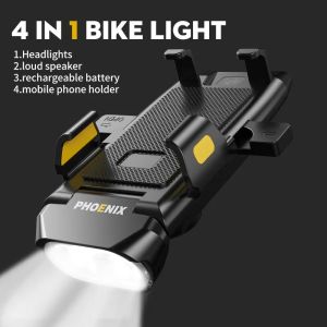 2026 Bicycle Light 400Lumen 3000mAh Bike Headlight Flashlight Handlebar USB Charging MTB Road Cycling Highlight