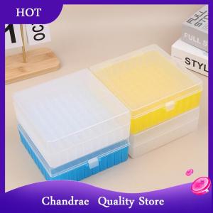 [Chandrae] 100 Holes Laboratory Plastic Tube Box Rack Use For 2ml 1.5ml 1.8ml Cryopreservation Tube With Connection Cover