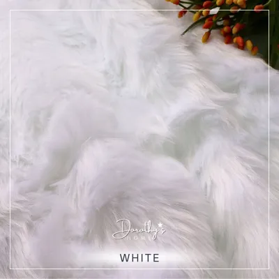 Soft Plush Faux Fur Fabric Home Decor Table Cover Photo Backdrop Floor Mat Shawl DIY Project | Dorothys Home