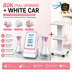 40K Slimming Beauty Machine 3 in 1 Cavitation Ultrasonic Multipolar RF Body Slimming Skin Firming Machine for Face Body Home Salon Spa