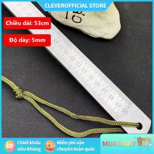 ⚡Miễn Phí Vận Chuyển⚡ Thước Kẻ Cờ Lê Đa Chức Năng Được Rèn Bằng Thép Không Gỉ Cao Cấp Kích Thước 53 cm Dầy 5 mm Nhỏ Gọn