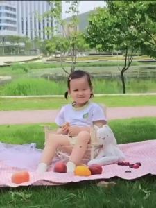 BABE 30*31*37 CM Childrens Folding Dining Baby Chair Outdoor Table Beach Player