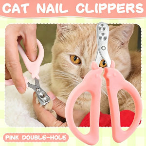 Cat Dog Nail Cutter Stainless Safety Nail Clippers Anti-Bleeding Nail Trimmer Pet Grooming Scissors PAZU
