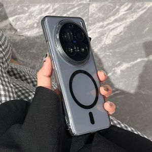 Luxury Ultra HD Clear Crystal For Magsafe Magnetic Case For VIVO X300 Pro Ultra X300S X200 Pro Wireless Charge Rugged Slim Cover