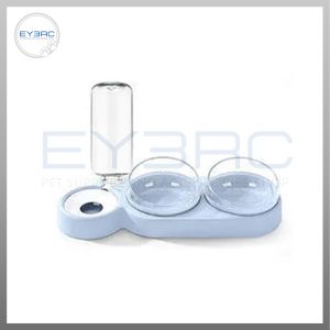 3 in 1 Automatic Pet Feeder with Bottle Circle Bowl for Dogs Cats Programmable Dispenser & Water Bottle Attachment