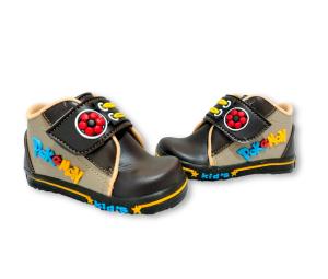 Sepatu Walker Anak Laki-Laki Pokemon Motif Kartun Tali Velcro Ujung Bulat Nyaman untuk Umur 1-3 Tahun - Ukuran 22-25