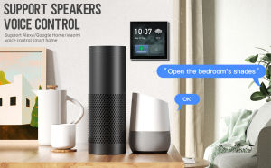 zemismart Tuya/Alexa Smart Multifunction 4In LCD Touch Panel with Zigbee Hub For SmartHome Central Control Intelligent Scenes WiFi Zigbee DevicesSmart Home System Wall Panel