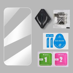3Pcs - A Top Quality Curved Tempered Glass for VIVO V40 Lite V29e V27e V25 5G V25e 4G V23e V21 V21e V20 Se Screen Protector Film with Installation Tools