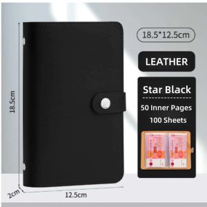 A6 100 Days Envelope Challenge Budget Binder Money Savings Notebook Cash Storage Book Money Waterproof Material Large Capacity Storage