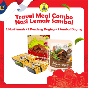 Travel Meal Combo Nasi Lemak Sambal