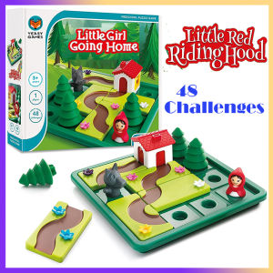 Little Red Riding Hood 48 Challenges - Fun Skill-Building Board Game | Puzzle Toys for Kids 3-7 Years Old | Children Birthday Gift for Boys Girls | Smart IQ Training