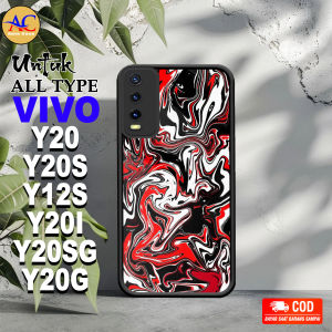 Case Premium Compatible For VIVO Y20 Y20S Y12S Y20SG Y20i Y20G Auto Case Motif [ ABSTRK ] Casing Softcase Glossy Anti Jamur