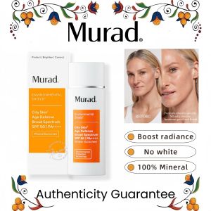Murad City Skin Age Defense Broad Spectrum SPF 50 PA++++ 50ml Face Sunscreen