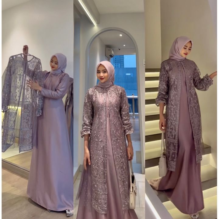 Dress hijab pesta best sale