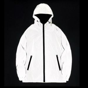 ZITY Outdoor Reflective Jacket Windbreaker Motor Cycling Running Night Safety Reflective Luminous Jacket