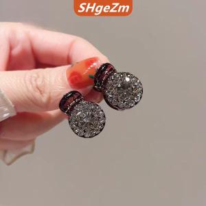 [COD] SHgeZm 2 4 cái kẹp tóc mini tròn Rhinestone kẹp móng vuốt nữ Zircon Retro kẹp tóc nhỏ kẹp Tóc Cua Phụ kiện tóc nữ ﻿