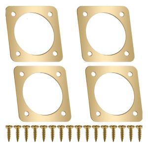 Pack of 4 Copper Birdhouse Guards Metal Entrance Protectors Birdhouse Guard Accessories