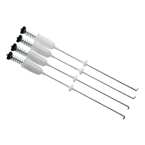 Set of 4 Washing Machine Shock Absorbers Rods Washing Machine Anti Shake Tool with Thickened Damping Rubber Rings