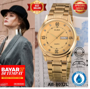 Jam Tangan Wanita Cantik Murah Rantai Tanggal SC 8053 / AB 8022 /AB 8032