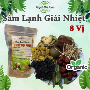 Sâm Lạnh Giải Nhiệt 8 Vị Huỳnh Gia Nước Mát Thanh Nhiệt Set Nấu 5 Lít