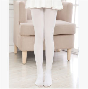 KUCHAR 3PCS Girls Ballet Tights 90D Velvet Pantyhose Kids Dance Perform Use Long Socks Seamless Stocking