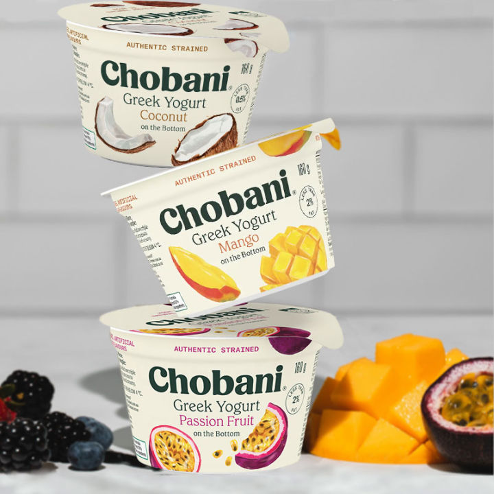 Chobani Australian lowtemperature yogurt jam type Greek flavor