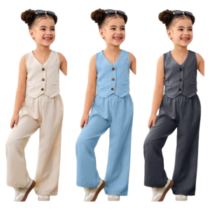 ELLANew Hot Trend Best Seller Vneck Chaleco Vest and Pants Terno Set   - ages from 4 to 12 ages - classy and elegant - timeless classic  - timeless piece - casual office or party - classic piece - super kapal ng tela - hindi kayo magsisi Our aim is to p