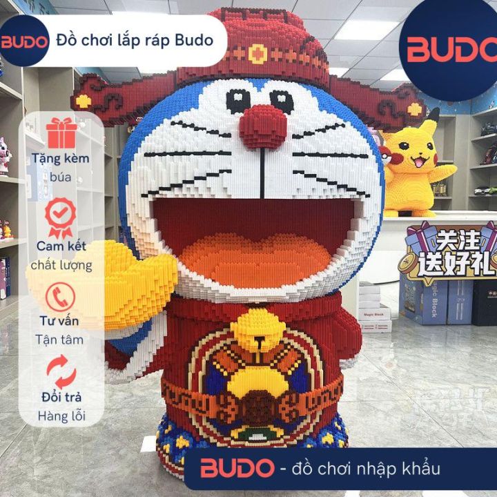 TẶNG BÚA + KEO ] Siêu to 91cm Đồ Chơi Lắp Ráp Mô Hình Doraemon ...