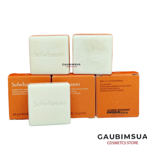 Xà Phòng xà bông Rửa Mặt Sulwhasoo Signature Ginseng Facial Soap 25g Khối lượng tịnh 19g