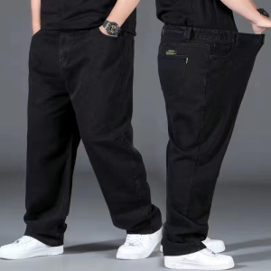 [Plus Size]Men Oversize Pants Loose Jeans  Denim Trousers
