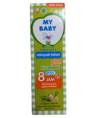 Minyak Telon MY BABY Natural Aromatherapy Oil | Eucalyptus | Minyak Telon My baby 150ml 90ml 60ml