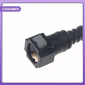 【CANAMEK】 Car Fuel Line Coupler Hose Quick Connect ID8 7.89 Plastic Nylon Oil Line Pipe Adapter Disconnect Release Hose Connector