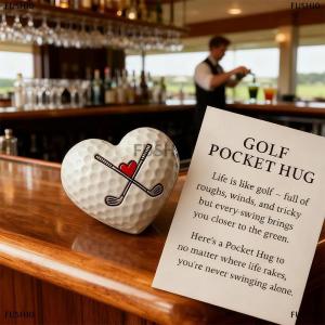 [COD] FUSHI0 Ôm túi golf món quà Golf truyền cảm hứng với thẻ tin nhắn khuyến khích món quà nhỏ cho những người yêu thích golf món quà Golf chu đáo