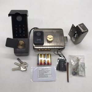 Khóa đện tử 2 mặt vân tay - thẻ từ SG-501