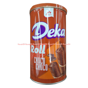 Deka 330gr Roll Choco Choco Kemasan Kaleng Dua Kelinci Coklat Wafer Choco Nut Geri Garuda Food Wafer Cokelat