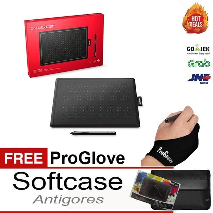 Wacom One Small CTL-472 Pen Tablet Wacom free softcaseanti gores