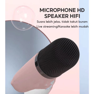 speaker bluetooth karaoke 2 MIC 1 SET speaker bluetooth bass/ mic bluetooth karaoke Wireless