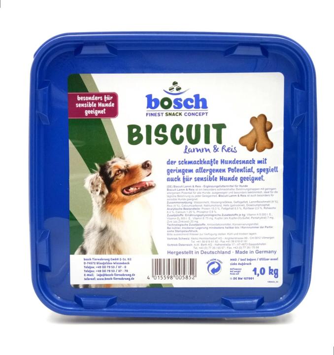 BOSCH BISCUIT LAMB RICE 1KG Lazada