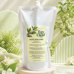 EzyClear Nước rửa chén dịu nhẹ da tay Hương trà tươi thơm mát 1000ml