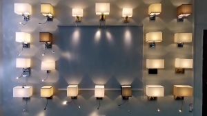 IKEE Fabric Shade Wall Lamp With Switch Bedroom Bedside Sconces Study / Living Room / Corridor Decorative Wall LightFast shipping