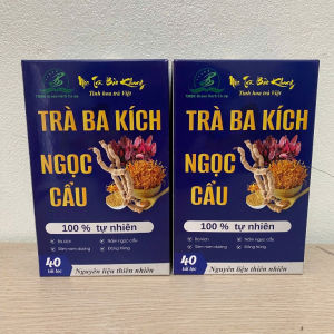 Combo 80 gói trà ba kích nấm ngọc cẩu Bảo Khang trà túi lọc ba kích tím quảng ninh ngọc cẩu mú từn sâm nam dương