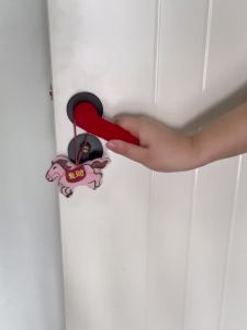 Chinese New Year Door Knob Ornaments 2026 Horse Year Hanging Decorations Spring Festival Celebrations CNY Door Decoration Scene Arrangement Creative Room Decor Door Handle Pendant New Year Decorations