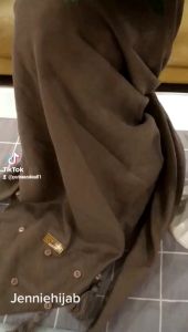 JILBAB TASSEL KANCING AMEENA VOAL BISA COD BY CLARISA HIJAB