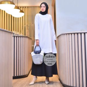 Setelan PNS Hitam Putih Terbaru/Seragam Pns Setelan Rok Tunik Pramuka Guru Bahan Toyobo Terbaru dan Terlaris/Pakaian Kerja Wanita/Baju Dinas Hitam PUtih/Baju Pramuka Wanita