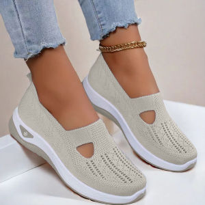 MomS Shoes Summer Breathable Sandals Non-Slip Soft-Soled Shoes For The Elderly WomenS Casual Shoes Walking Shoes For Middle-Aged And Elderly People