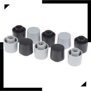 ❣💕WonderfulBuyinge 5pcs พลาสติกครึ่งเพลาลูกบิด Potentiometer Encoder KNOB D-shaped Inner Hole 6mm