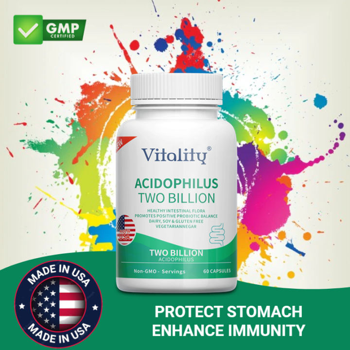 Acidophilus Probiotic Supports Digestion and Absorption 2 Billion